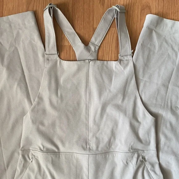 ❤️ Lululemon WovenAir Overalls Size 8 Raw Linen NWT